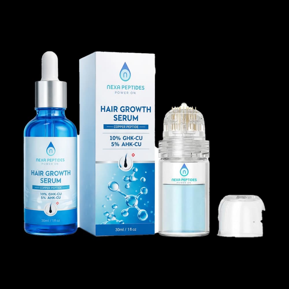GHK-Cu / AHK-Cu Hair Serum W/ Micro-Needle Kit